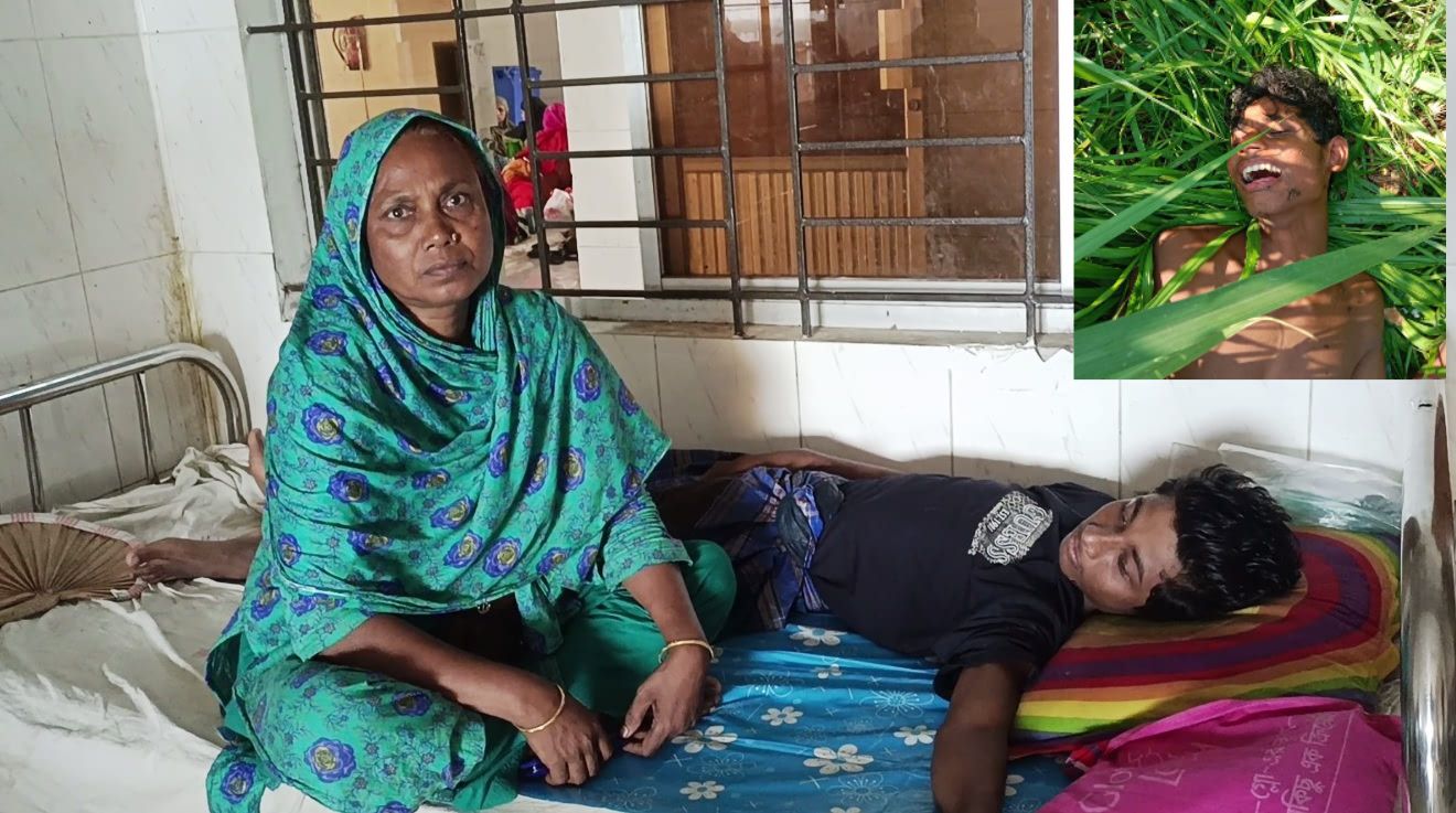 ঘাসের মধ্যে পড়া থাকা কিশোরের ঠাঁই হলো মাদারীপুর হাসপাতালে: মিলছে পরিচয়ও